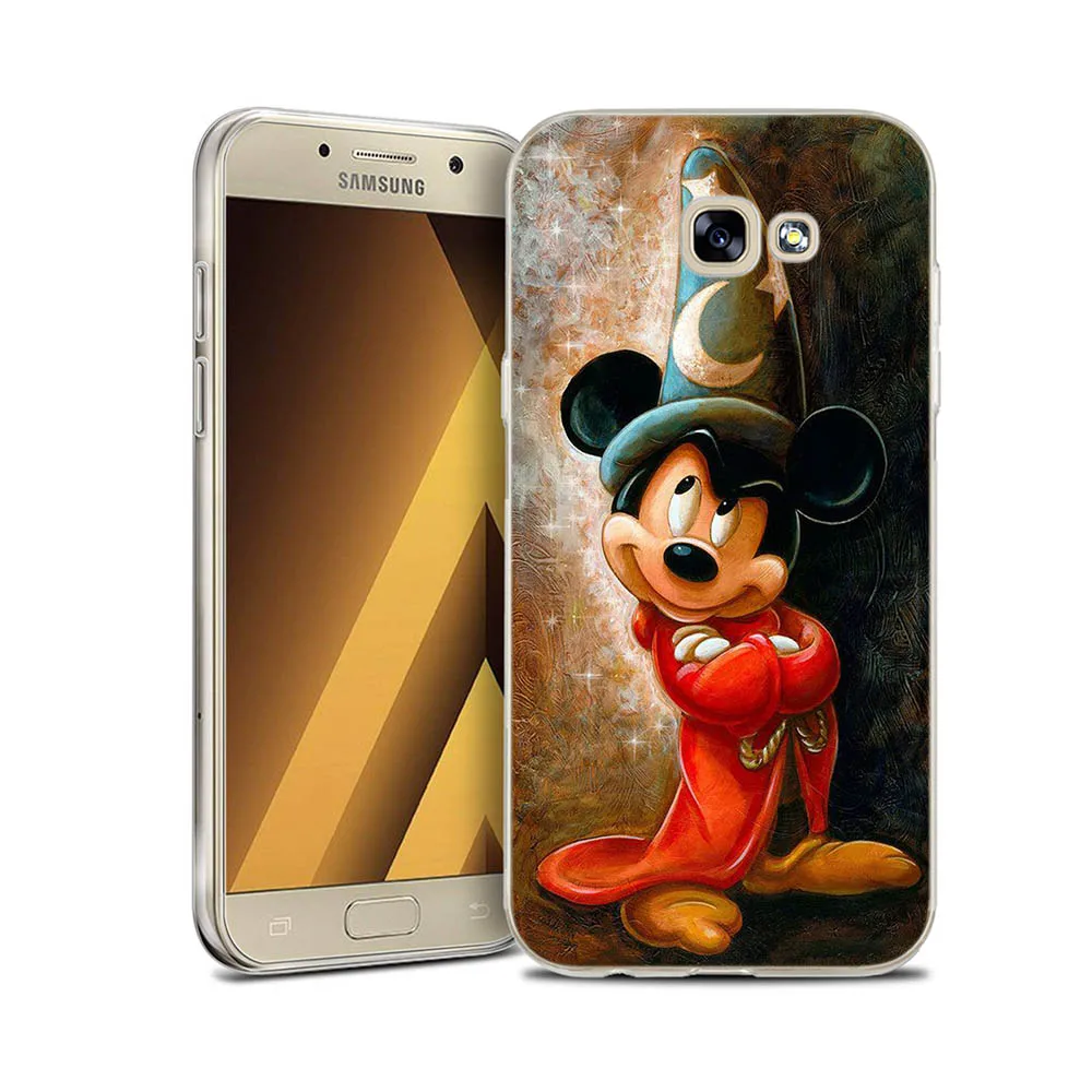 C8 С Микки Маусом Минни-Маус симпатичный чехол для телефона для samsung Galaxy A750 A3 A5 A7 A520 A6 A8 плюс A7 A9 чехол Etui - Цвет: C8