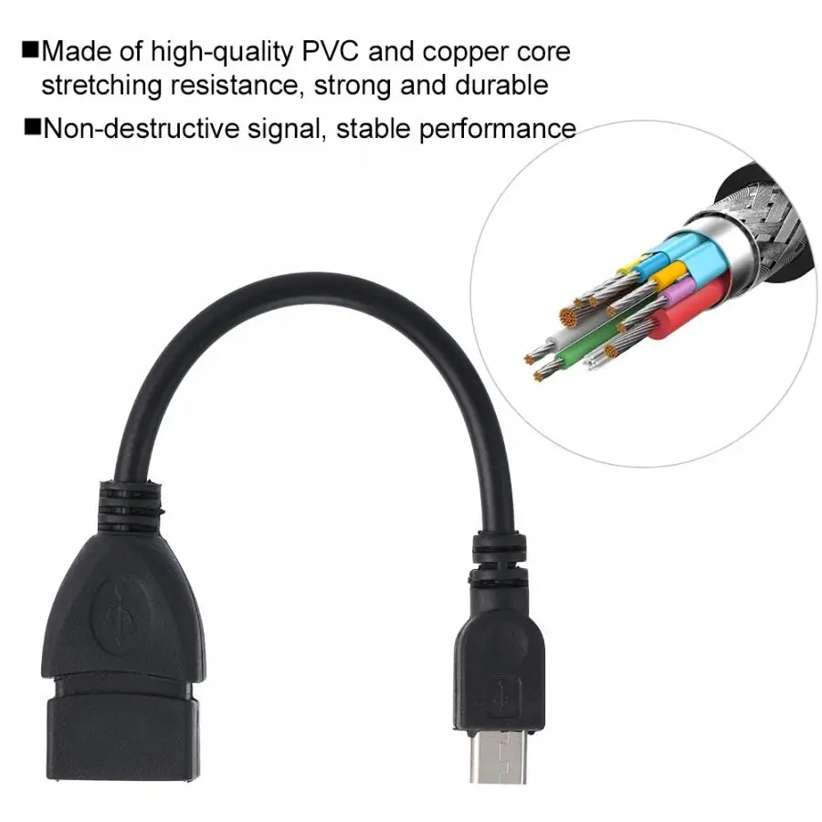 Micro USB OTG кабель адаптер для Xiaomi Redmi Micro USB OTG Разъем для samsung S6 Android мобильных телефонов планшетных ПК