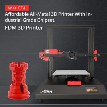 

Anet ET4 DIY 3D Printer Kit 220*220*250mm Metal Frame Resume Printing Support Filament Detection Auto-leveling 3D Printer EU