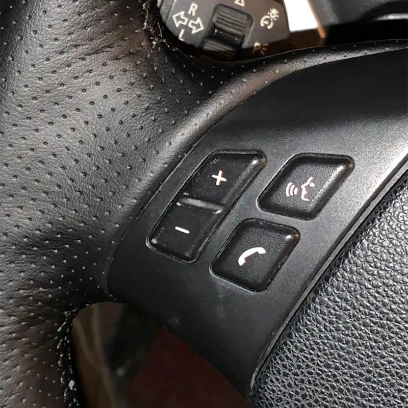 High Quality cowhide Top Layer Leather handmade Sewing Steering wheel covers protect For BMW E90 320 318i 320i 325i 330i 320d X1