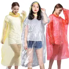 5 pièces unisexe jetable imperméable à capuche en plein air randonnée équitation imperméable Poncho(China)