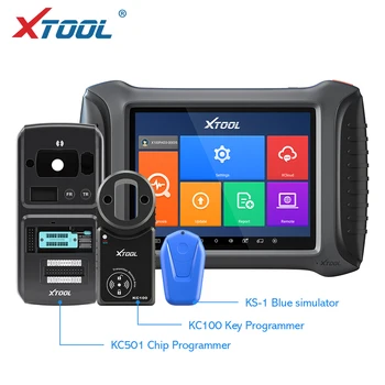 XTOOL X100 PAD3 With KC501 OBD2 Key Programmer Chips Programmer For Benz Infrared Key Reading ECU Read / Write Car Scanner 1