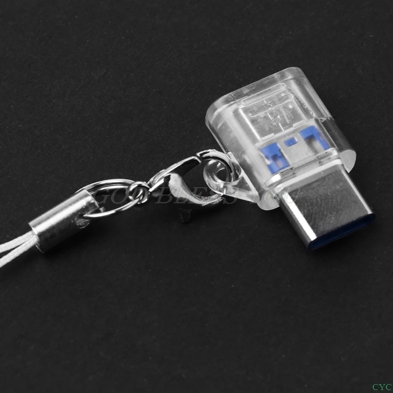 Мини-usb 3,1 type C Мужской к Micro USB Женский конвертер адаптер с брелком для samsung huawei LG Xiaomi Android телефон
