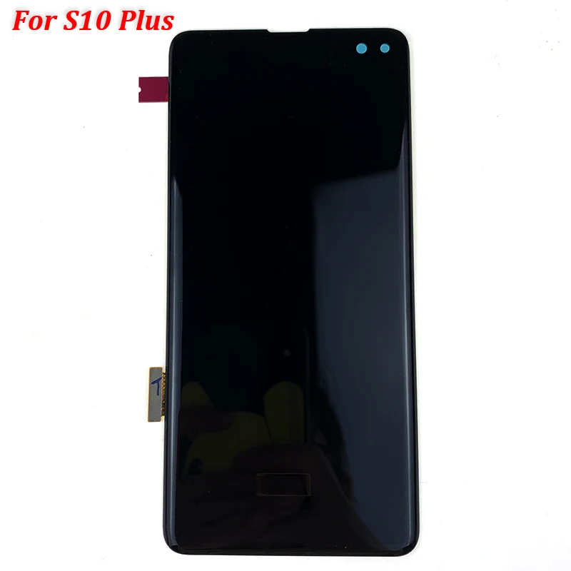 Новинка, активно-матричные осид, S10 ЖК-дисплей для SAMSUNG Galaxy S10 G973F G973 S10 плюс G975 G975F кодирующий преобразователь сенсорного экрана в сборе 1 шт