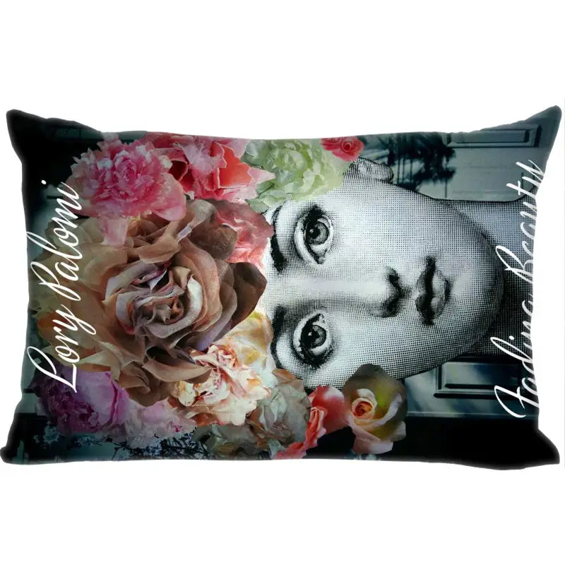 Новое поступление, Лучший милый чехол для подушки rosenthal Piero fornasetti, прямоугольная Наволочка на молнии, индивидуальный чехол для подушки 45x35 см(с одной стороны), Прямая поставка - Цвет: 17