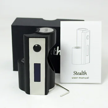 

SXK Stealth 60W squonk mod 0.91 OLED screen vape fit 18650 battery Mechanical pen fit QP Design KALI V2 RDA goon v1.5 rda