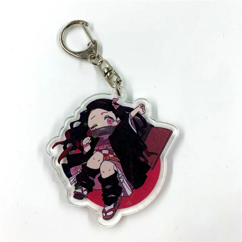 Брелок для ключей из акрила с изображением рассекающего демонов киметасу № Yaiba