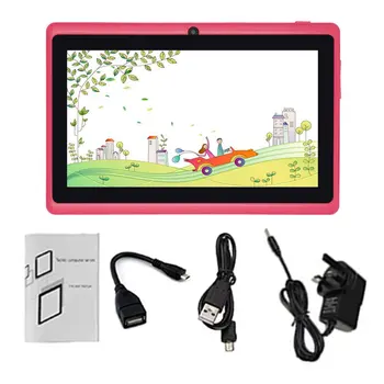 

PINK 7 Inch HD Screen Android Quad-core Tablet PC 512MB+4GB/512MB+8GB/1GB+8GB/1GB+16GB 2.0MP Camera Support TF Card