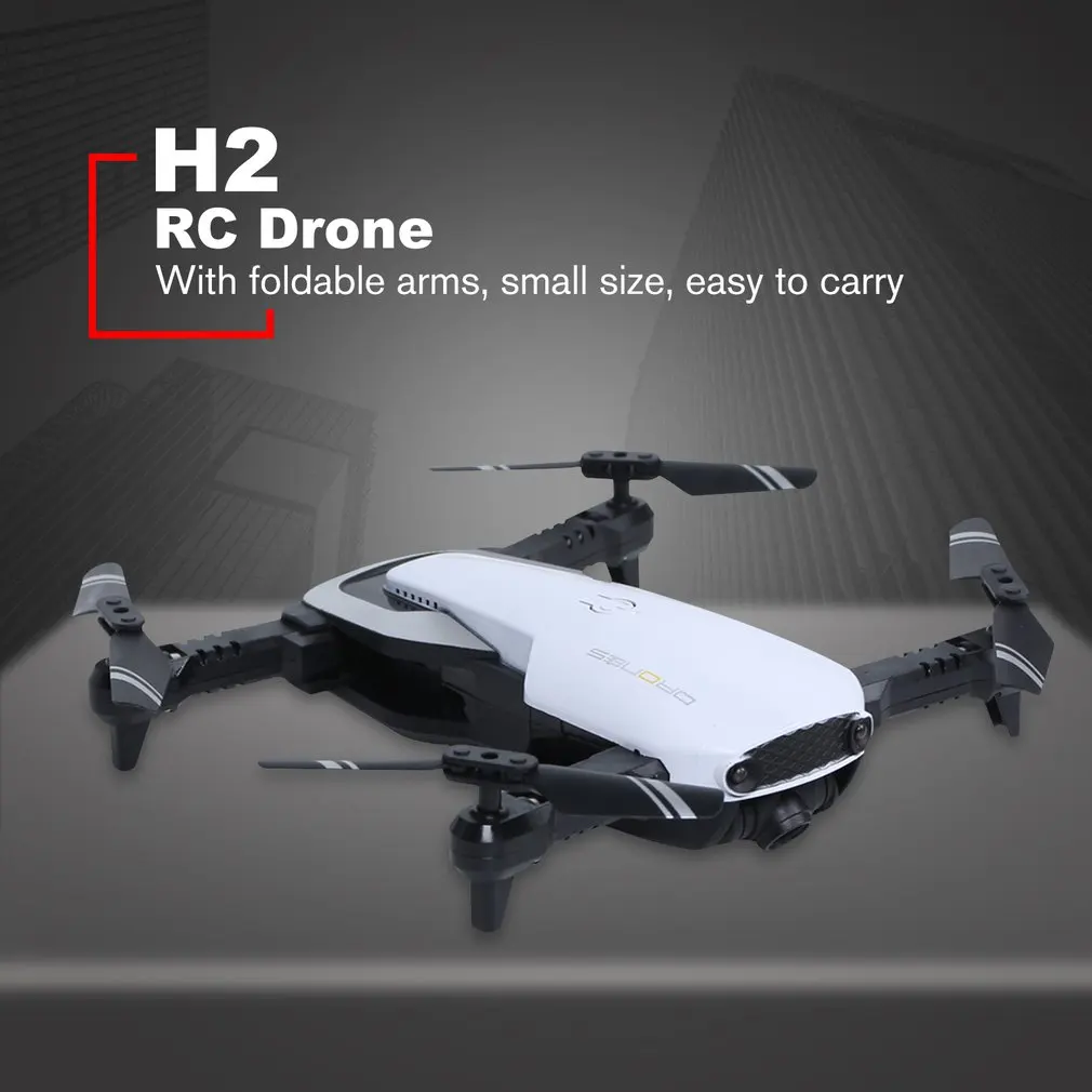 Популярный H2 RC складной Дрон беспилотный четырехосевой мини-Дрон с камерой 30 Вт управление с помощью приложения жесты фото Дрон