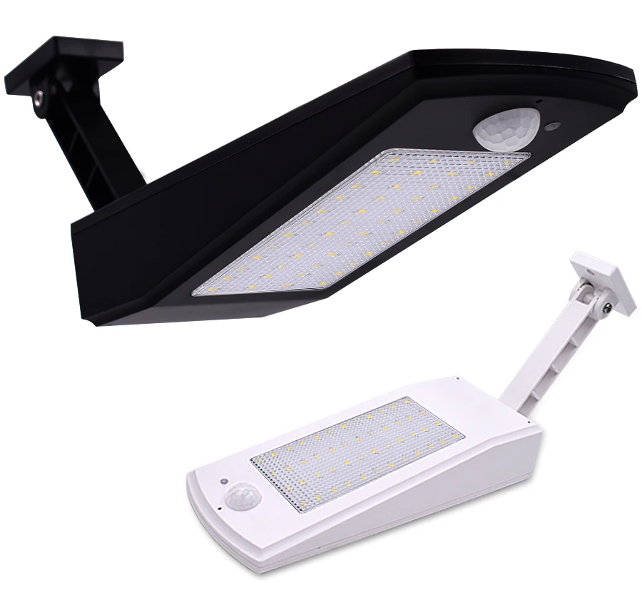 

48 LED Motion Sensor Light Solar Lights 900LM Lamp For Outdoor Wall Garden Yard Waterproof Rotable Stick With Four Modes