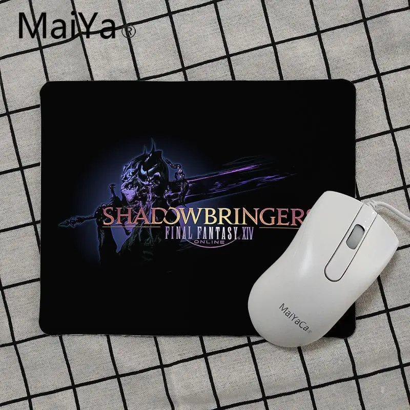 No Lock Edge25x29cm Maiya Высокое качество FINAL FANTASY XIV онлайн DIY дизайн игровой с узором коврик для мыши топ продаж игровой коврик для мыши - Цвет: No Lock Edge25x29cm