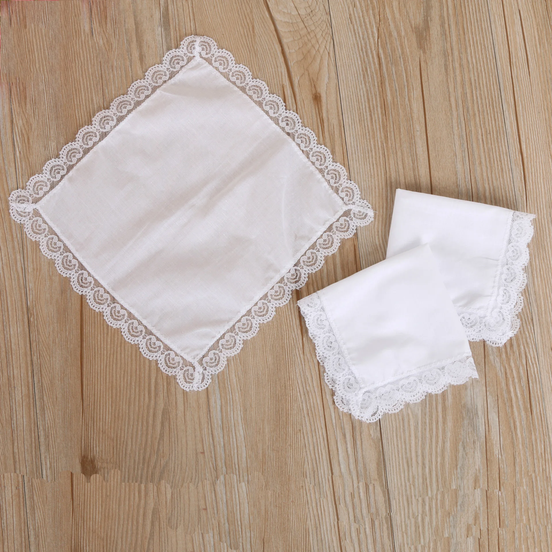 Хлопковые носовые платки белого кружева Карманный квадратный ручной работы DIY живопись носовые платки дамы свадебный подарок полотенце