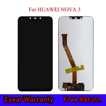 

Original For HUAWEI Nova 3 LCD Touch Screen Digitizer Assembly For Nova3 Display with Frame Replacement PAR-LX1 PAR-LX1M