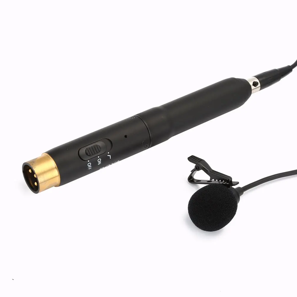 BOYA BY-M11 Профессиональный всенаправленный XLR петличный микрофон система для интервью документальный фильм театральный сценический