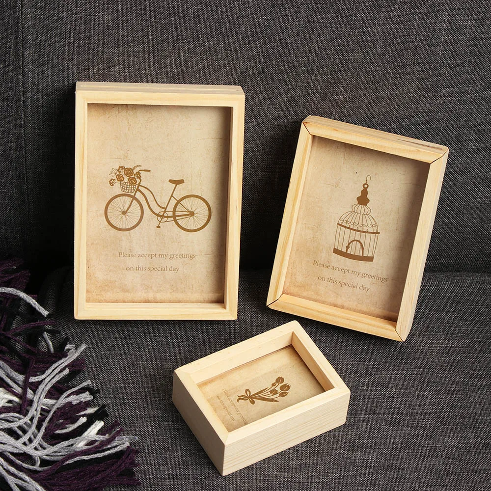 Vintage Multi Decorative Wooden Photo Frame Online Home Decor Art Wedding Mini Pictures Frames DIY Family Home Decor 1PC for photo frame,wood canvas frame,wood photo frame,wood frame,wood picture frame,art frames