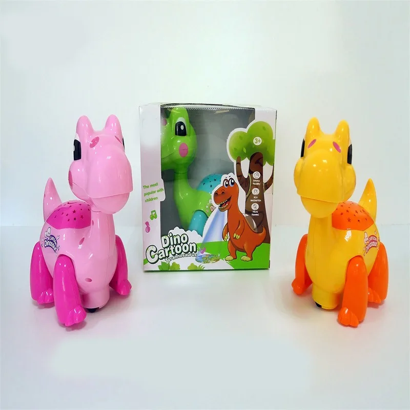 

Children Dinosaur Toy Model Runaway Universal Dinosaur Toy Cartoon Projection Music Electric T-Rex Toy