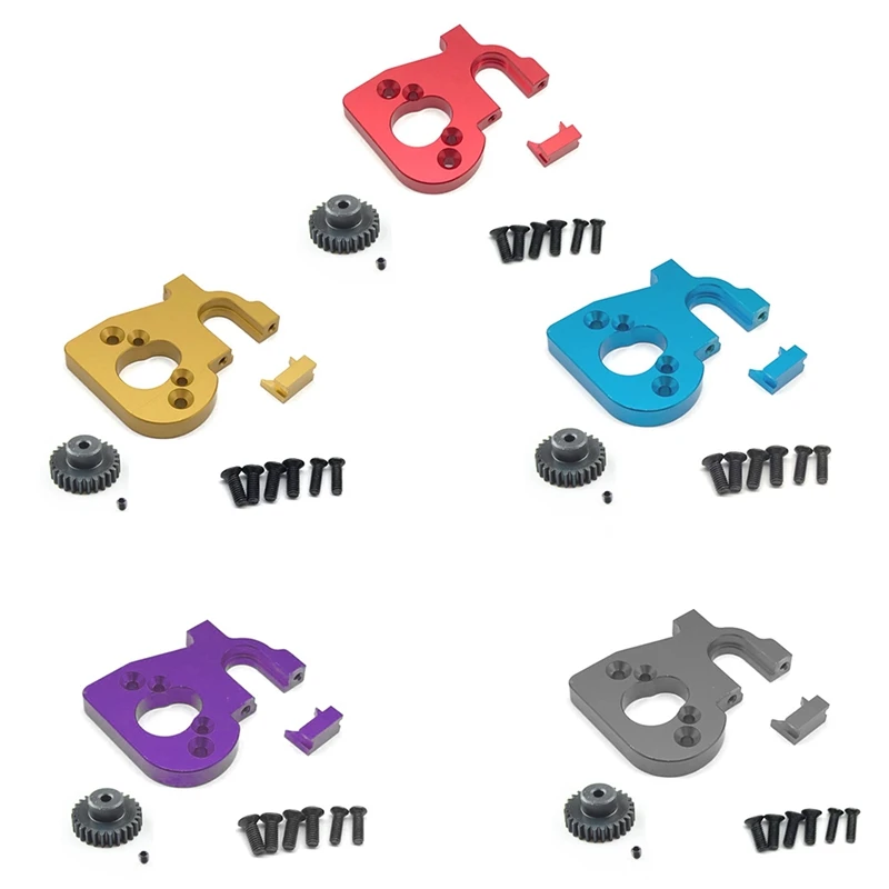 Автомобильный двигатель RC держатель с мотором Шестерни для Wltoys 144001 124019 124018