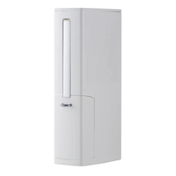 

6L Multifunctional Plastic Trash Can with Built-in Brush Toilet Rubbish Bin Garbage Can with Trash Bag Dispenser