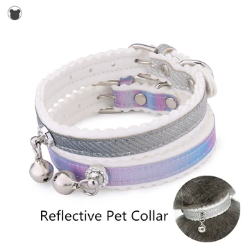 

Pet collar reflective pet bell collar adjustable size suitable for cats Small and medium-sized dogs pet supplies 2020NEW