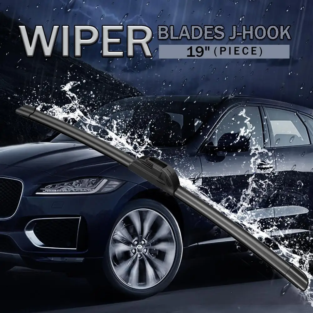 

Car Wiper Blade For Toyota Avalon 2013~2018 Front Windscreen Windshield Rubber 19" J-HOOK