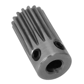 

9mmx18mm Silver Color 16 Teeth 0.5 Mold Motor Stainless Steel Metal Gear Wheel Used as DIY Small Drilling Machine