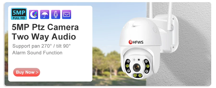HFWS Ip Video Surveillance Camera With Wifi 1080P 2MP Security Camera Home Wirele Cctv Infrared Night Vision Mini Cameras Indoor