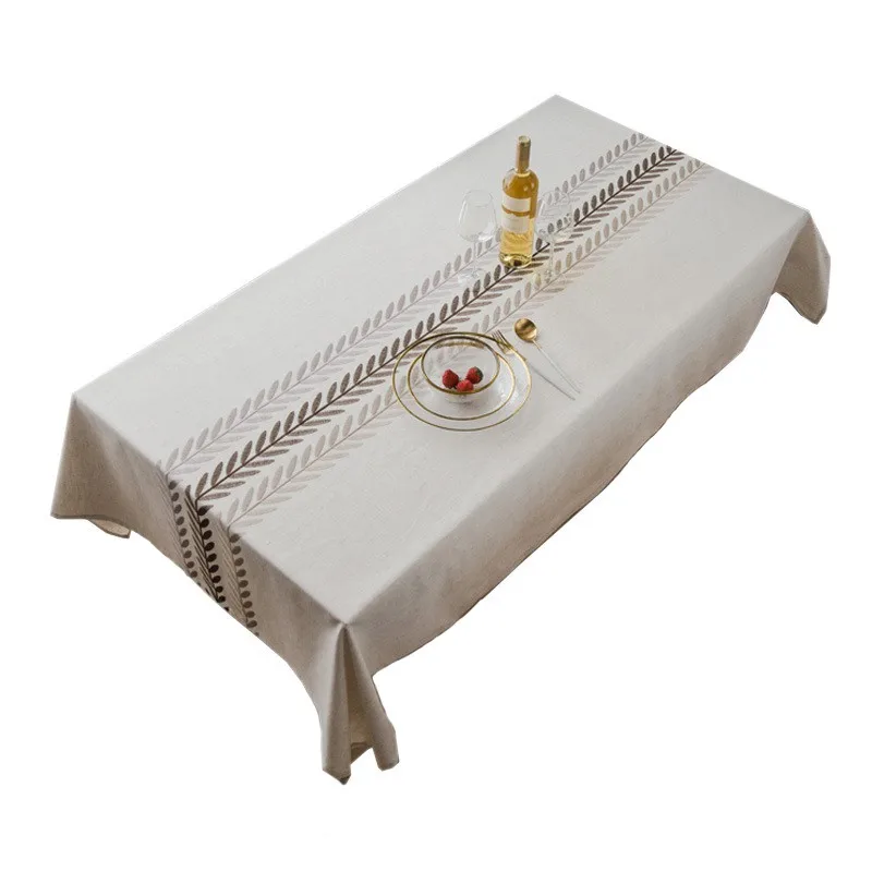 Водонепроницаемая скатерть с рисунком коричневых листьев и Наволочка на свадьбу, день рождения, покрывало на Банкетный стул скатерть