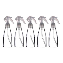 5 Pcs 200 ML Spray Bottle Perfume Portable Travel Plastic Bottles Refillable Lotion Small Container Hand Sanitizer Holder Cosmet