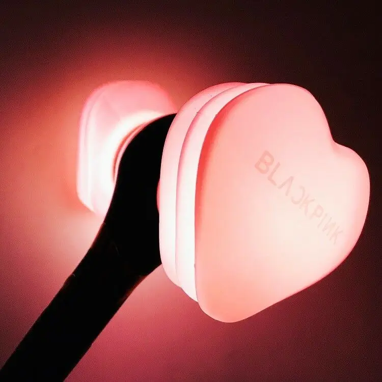 Kpop Blackpink Official Light Stick Lightstick Jnnie Rose New YG K-POP Hot New Sweet Pink Heart Shape Concert Light Stick