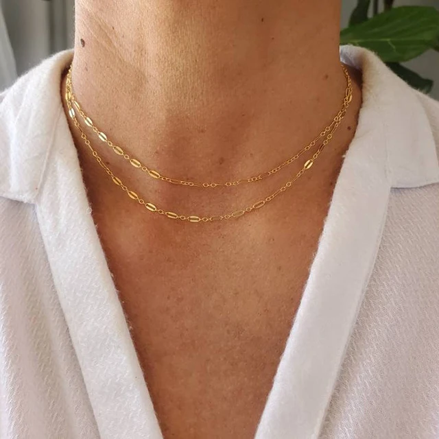Hammered Circle Pendant Necklace Handmade Gold Choker Gold Filled Collier  Femme Kolye Collares Boho Women Jewelry Necklace - Necklaces - AliExpress