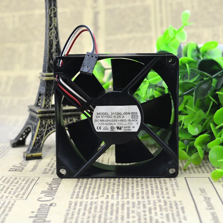 

FOR NMB 3112KL-05W-B59 8032 24V 0.25A Converter Radiator Cooling Fan