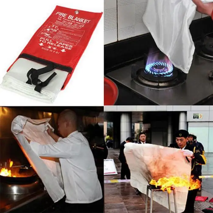Полезная стекловолокно огнеупорный анти-огнестойкий рисунок показанный огонь 450 г одеяло