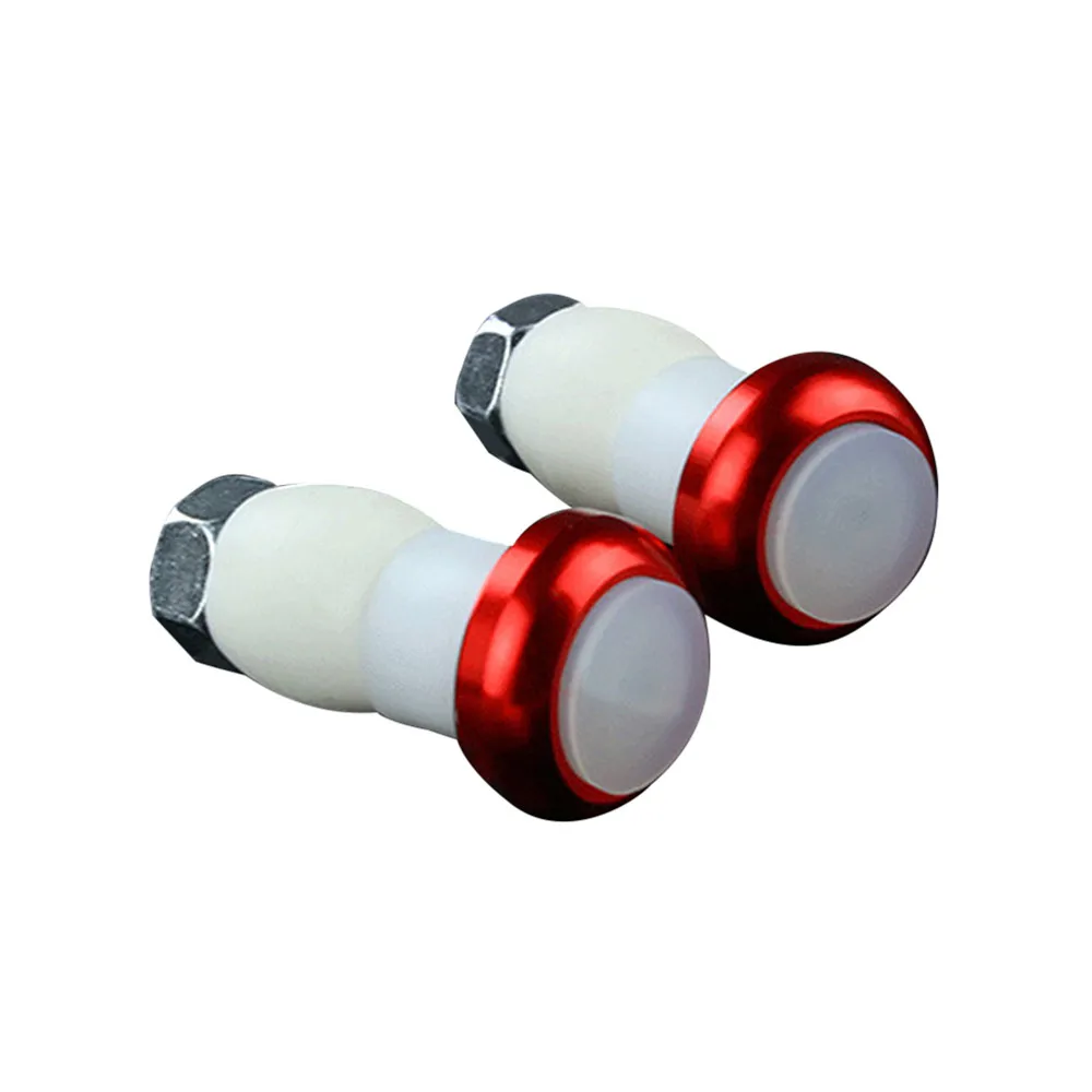 2 Pcs/ Lot Bycicle Handlebar Light Handle Grip LED Bike Lights Turn Signal Cycling Indicator Lamp Safety Warning Lamps 0117