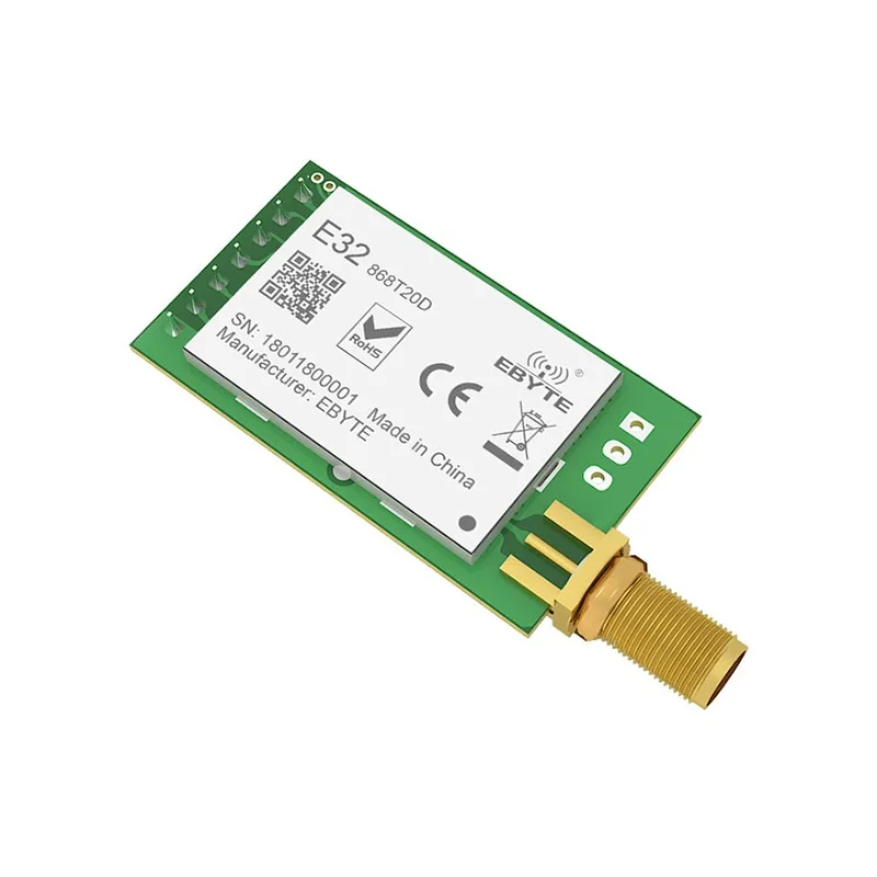 E32-868T20D Lora длинный диапазон UART SX1276 868 МГц 100 мВт антенна SMA IoT uhf Беспроводной приемопередатчик модуль термопередатчика