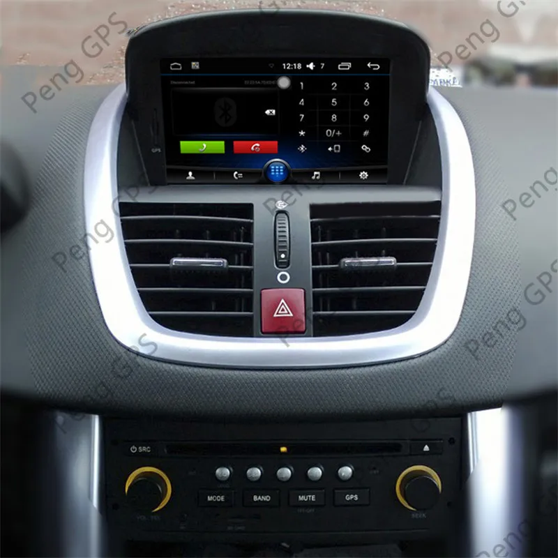 Android 9,0 4+ 64 Гб px5 встроенный DSP Автомобильный мультимедийный dvd-плеер gps радио для peugeot 207 2008- gps Навигация стерео видео