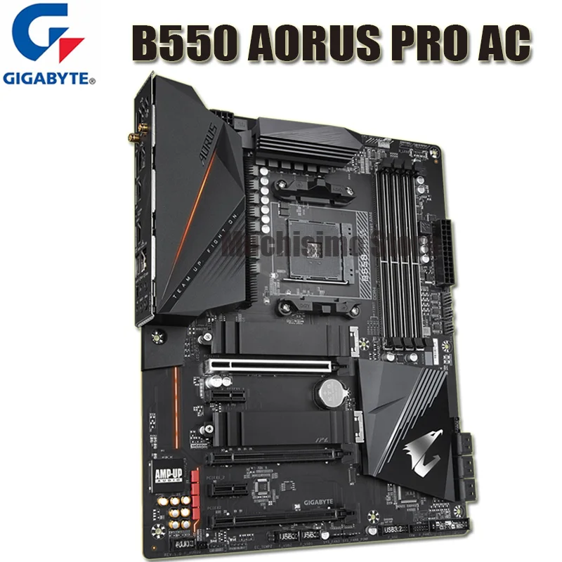 Socket AM4 Gigabyte B550 AORUS PRO AC Motherboard