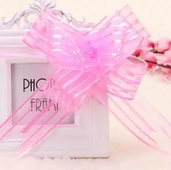 

High-End Hand Latte Art/Ribbon Wedding Car Latte Art Bow Marriage House Gift Decorations/Doll Packaging Garland Decorative Flowe