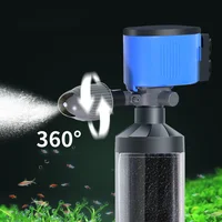 Quiet Fish Tank Built-in Water Filter Circulating Pump Fecal Separation Collector Oxygenation Pump Aquarium Pumping 110V 220V 2