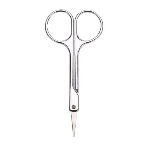 NEW-2pcs изогнутые обрезки бровей Hangnail кутикула Ноготь Ножницы для носа