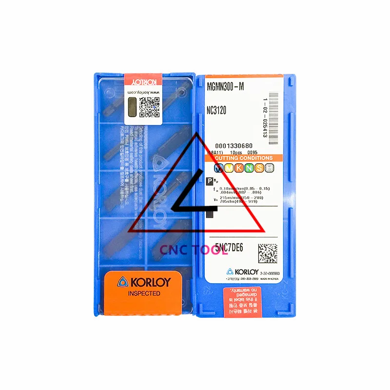 

MGMN300-M NC3120 10pcs Original Korea KORLOY Cutting Tool
