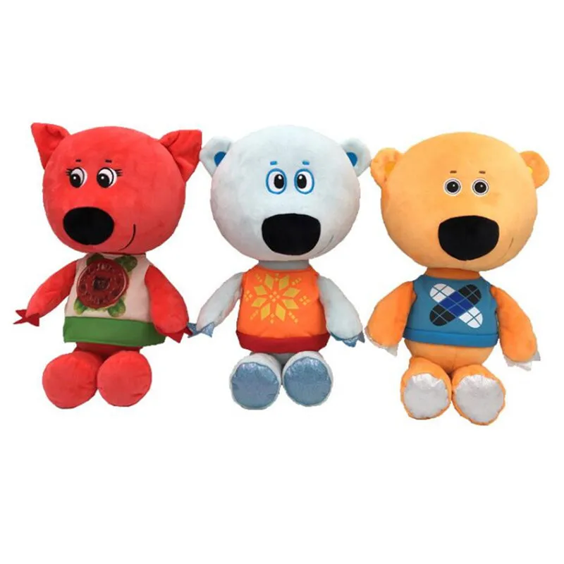 3 шт./компл. плюшевый мишка плюшевые игрушки Мими Набивная игрушка «Медведь» детские плюшевые игрушки куклы для детей Подарки