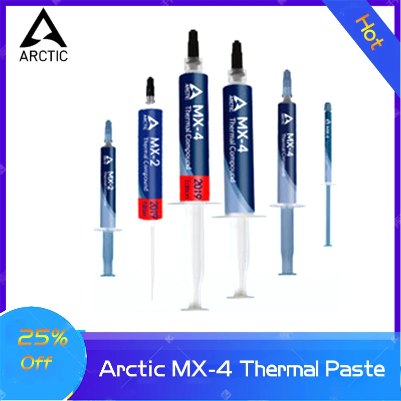 ARCTIC MX-4 8 5 Вт/мК серая термопаста силиконовая смазка для графического процессора