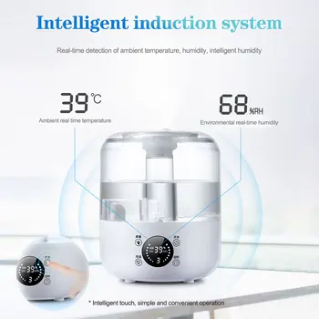 

Ultrasonic Humidifier Essential Vaporizer 3L Air Humidifier For Bedroom Baby Adjustable Mist Mode Remote Safety Auto Shut-Off