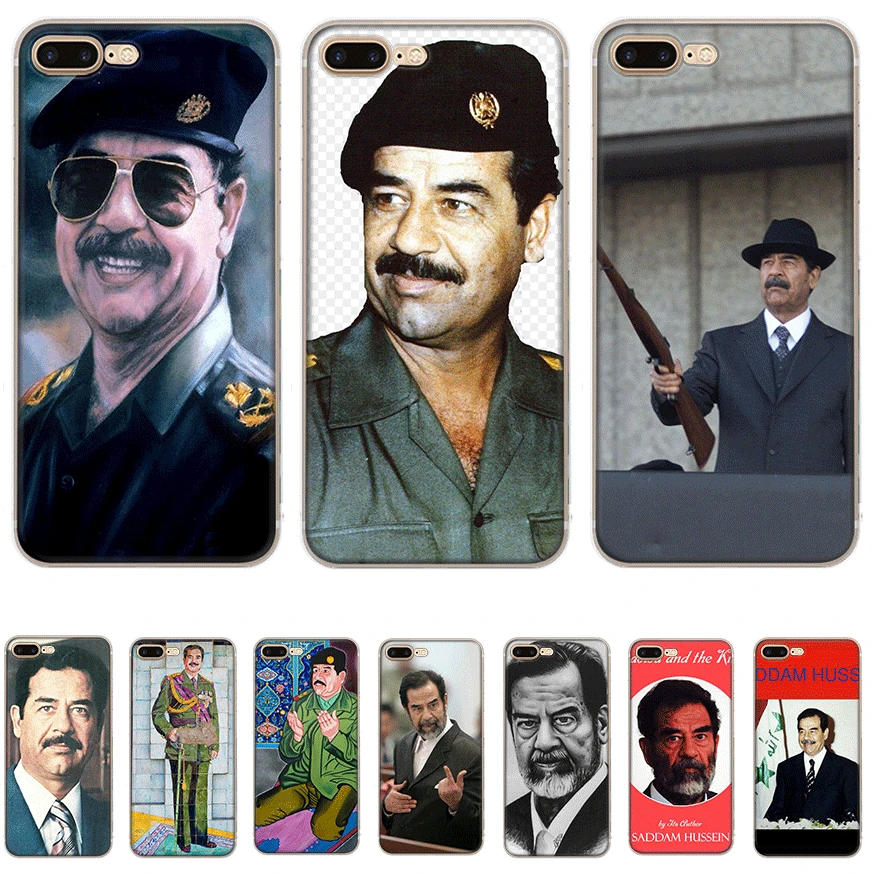 Мобильный чехол для iPhone X XS Max XR 6 6S 7 8 Plus 5 5S SE жесткий чехол Saddam Hussein irak Smart Shell