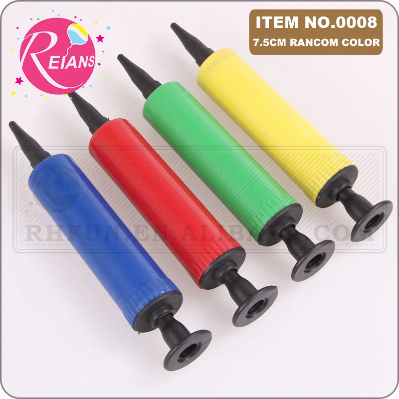 

Пластиковый ручной мини-насос для воздушных шаров, воздушный насос для воздушных шаров из фольги и латекса, случайный цвет, портативные аксессуары для вечеринок