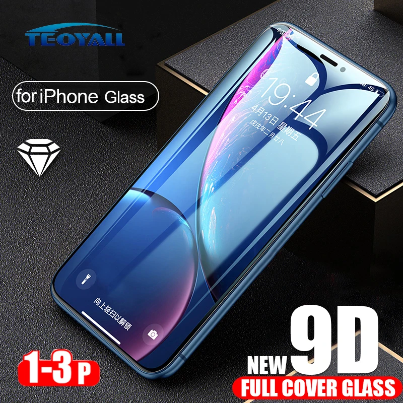 Защитное стекло с полным покрытием для iPhone 6 6S 7 8 plus X XS 11 pro MAX на iphone XR Pro защита