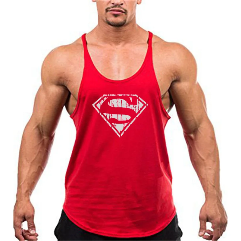 Palestra Muscle Fitness Training Running Vest abbigliamento canotta Mens Bodybuilding canottiere senza maniche moda allenamento canottiera - immagine 2