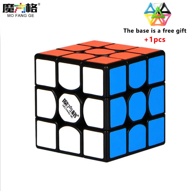 

New QiYi MoFangGe Thunderclap V3 M 3x3x3 Magnetic Magic Cube Stickerless Puzzles Cube Professional Magnets Speed Cubo Magico 3x3