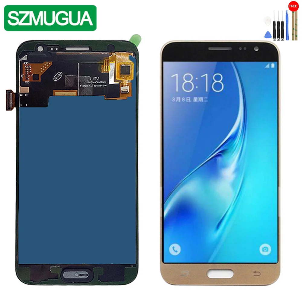 Скидка SZMUGUA SM J320FN F M H DS для Samsung Galaxy J3 2016 J320 ЖК дисплей + сенсорный экран J320F J320FN J320H J320M регулировка яркости