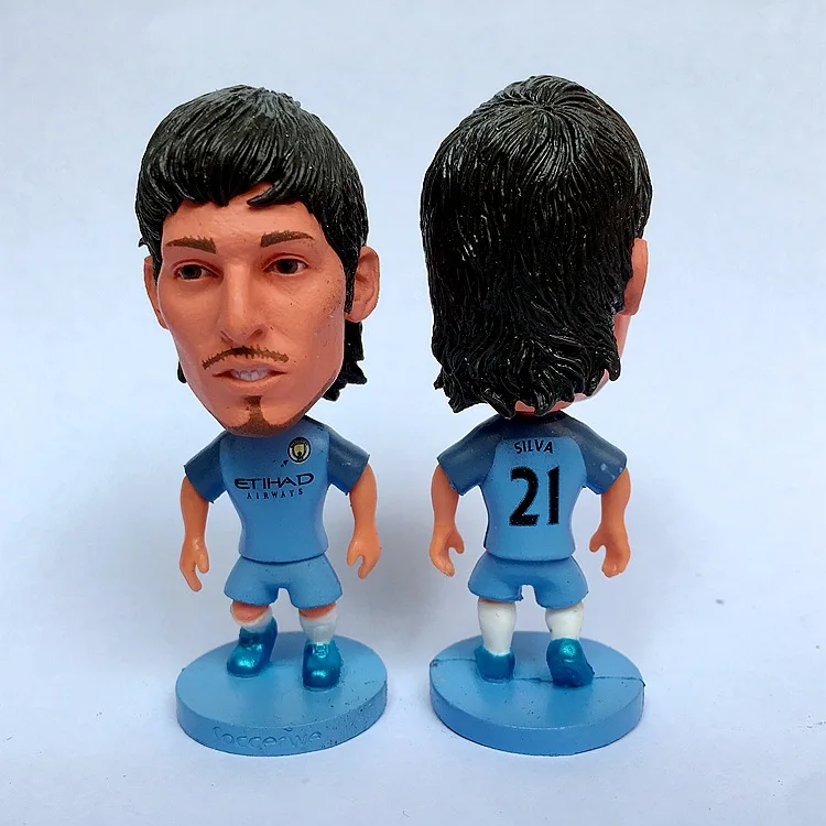 Футбольная кукла Aguero Silva De Bruyne Sane Star украшение кукла торт украшение